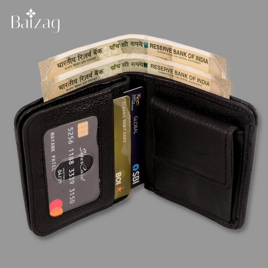 Baizag Master Bold  Men's Wallet Black