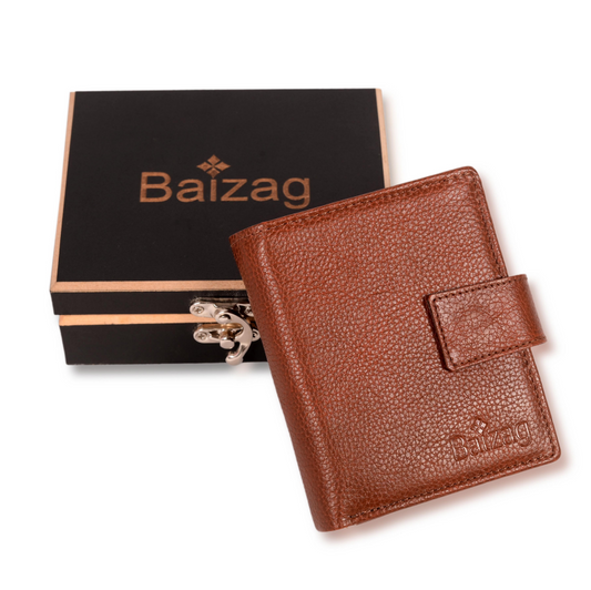 Baizag King Bold Men's Wallet Brown