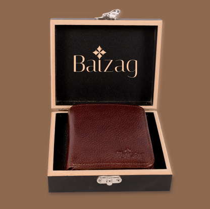 Baizag Master Bold  Men's Wallet Dark Brown