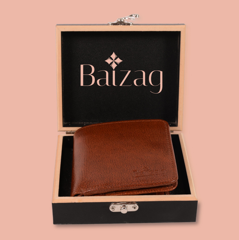 Baizag Master Bold  Men's Wallet Light Brown