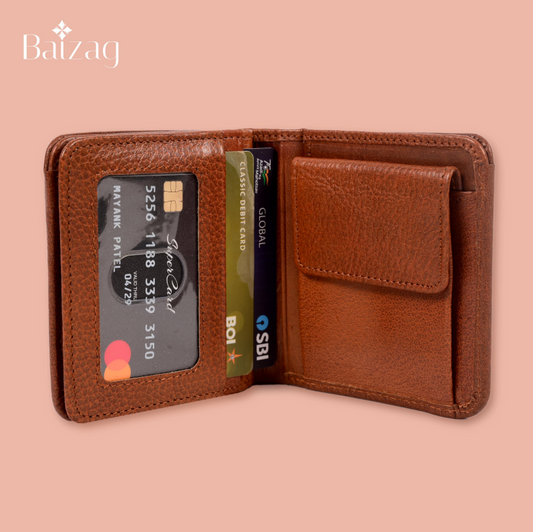 Baizag Master Bold  Men's Wallet Light Brown